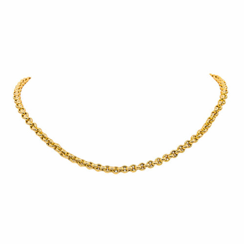 Collier Collier maille jaseron en or jaune 58 Facettes 5502423CN