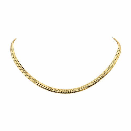 Collier Collier maille anglaise en or jaune 58 Facettes 5437530CN