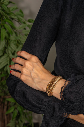 Bracelet Bracelet maille américaine en or rose 58 Facettes 5446543CN