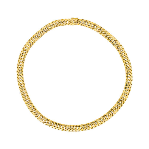Collier Collier maille gourmette en or jaune 58 Facettes 5446544CN