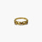 Bague 53 Bague chaîne en or et rubis 58 Facettes REF24021-185