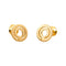 Boucles d'oreilles Dinh Van Seventies - Boucles d'oreilles en or jaune 58 Facettes 5451118CN