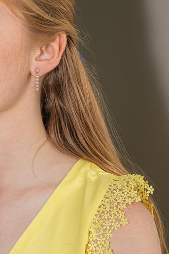 Boucles d'oreilles Boucles d'oreilles en or jaune et diamants 58 Facettes 5419003CN