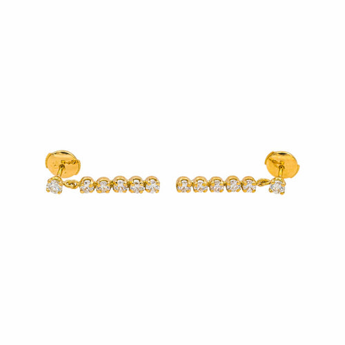 Boucles d'oreilles Boucles d'oreilles en or jaune et diamants 58 Facettes 5419003CN
