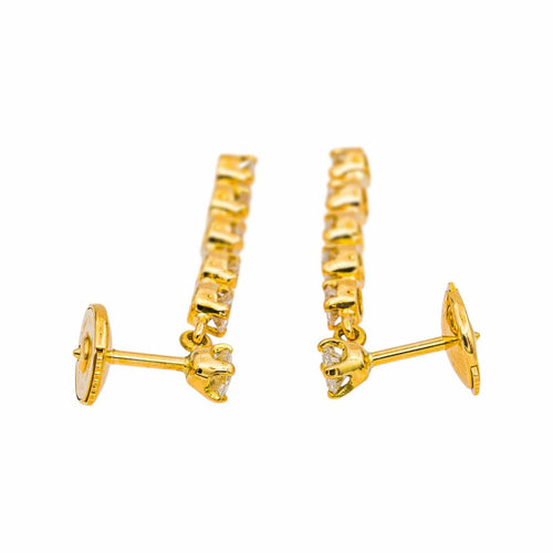 Boucles d'oreilles Boucles d'oreilles en or jaune et diamants 58 Facettes 5419003CN