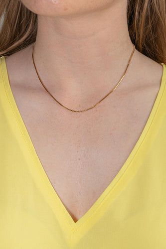 Collier Collier maille vénitienne en or jaune 58 Facettes 5460449CN