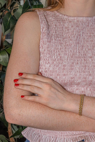 Bracelet Bracelet tressé en or jaune et or blanc 58 Facettes 5539869CN