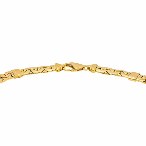 Collier Collier maille haricot en or jaune 58 Facettes 5577492CN