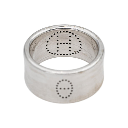 Bague 55 Hermès Eclipse Ruban - Bague en argent 58 Facettes 5577030CN
