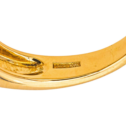 Bague 54 Boucheron Anaïs - Bague en or jaune, saphir et diamants 58 Facettes 5623366CN