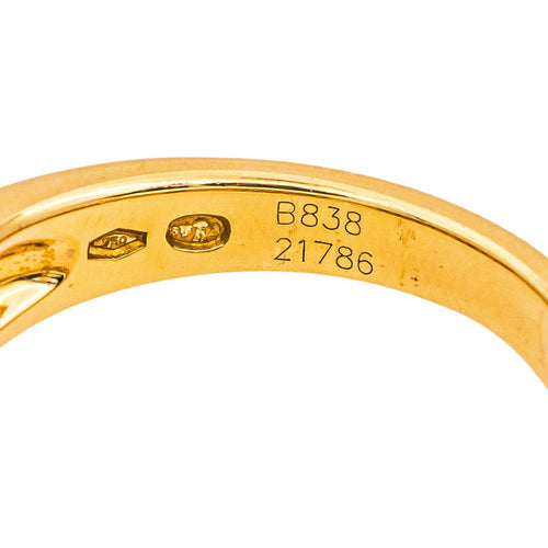 Bague 54 Boucheron Anaïs - Bague en or jaune, saphir et diamants 58 Facettes 5623366CN