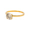 Bague 53 Bague solitaire en or jaune et diamant brun 58 Facettes 5649618RV