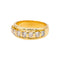 Bague 50 Demi-alliance - Bague en or jaune et diamants 58 Facettes 5035962CN