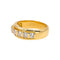 Bague 50 Demi-alliance - Bague en or jaune et diamants 58 Facettes 5035962CN