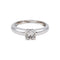 Bague 53 Bague solitaire en or blanc et diamant 58 Facettes 5193275CN
