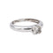 Bague 53 Bague solitaire en or blanc et diamant 58 Facettes 5193275CN