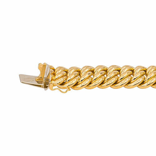 Bracelet Bracelet maille américaine en or jaune 58 Facettes 5251498CN