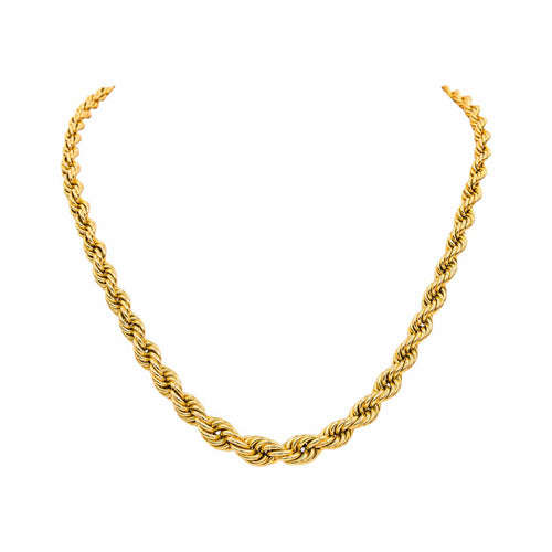 Collier Collier maille corde en or jaune 58 Facettes 5251515CN