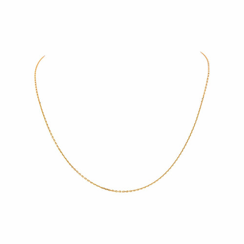 Collier Collier maille forçat en or jaune 58 Facettes 5283957CN