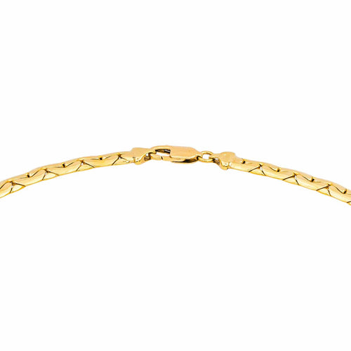 Collier Collier maille haricot en or jaune 58 Facettes 5284141CN