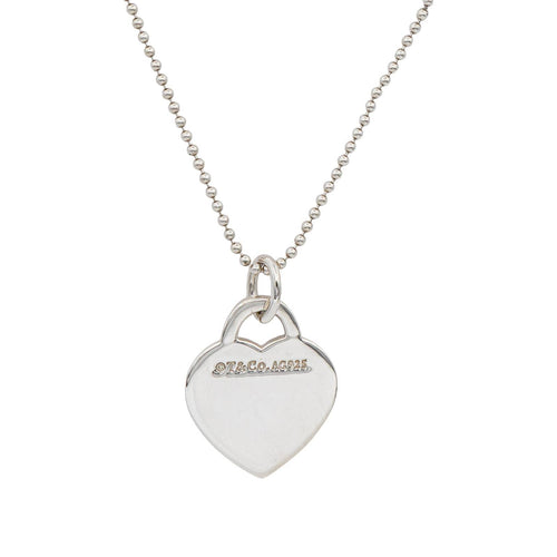 Collier Tiffany & Co Return to Tiffany - Collier pendentif en argent 58 Facettes 5690114CN