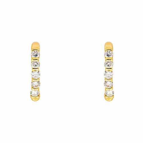 Boucles d'oreilles Boucles d'oreilles en or jaune et diamants 58 Facettes 5693564RV