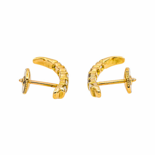 Boucles d'oreilles Boucles d'oreilles en or jaune et diamants 58 Facettes 5693564RV