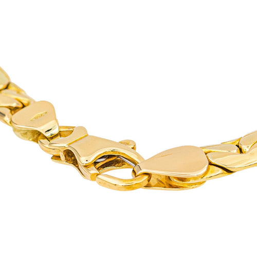 Bracelet Bracelet maille haricot en or jaune 58 Facettes 4870182CN