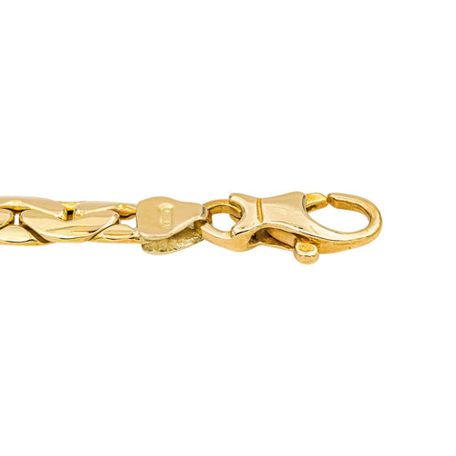 Bracelet Bracelet maille haricot en or jaune 58 Facettes 4870182CN
