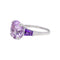 Bague 56 Mauboussin Libre et Sensuelle - Bague en or blanc et améthystes 58 Facettes 5214192CN