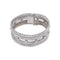 Bracelet Bracelet manchette en or blanc et diamants 58 Facettes 5237102CN