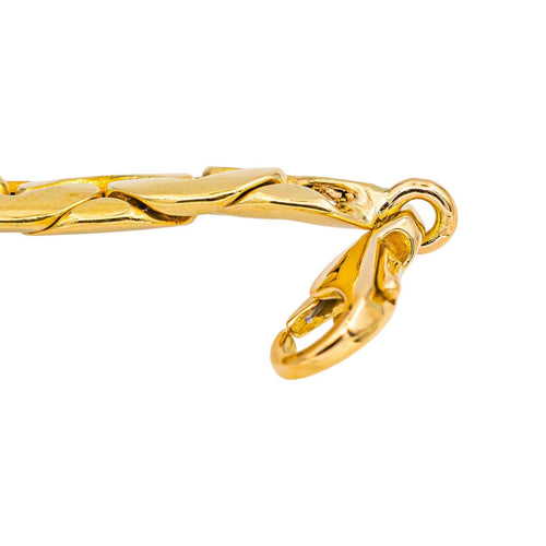 Bracelet Bracelet maille haricot en or jaune 58 Facettes 5763459CN