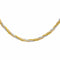 Collier Collier maille miroir en or jaune, blanc et rose 58 Facettes 5777577CN