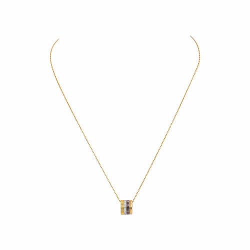 Collier Boucheron Quatre - Collier en ors jaune, blanc et rose et diamants 58 Facettes 5785953RV