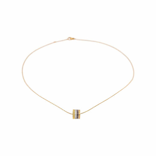 Collier Boucheron Quatre - Collier en ors jaune, blanc et rose et diamants 58 Facettes 5785953RV