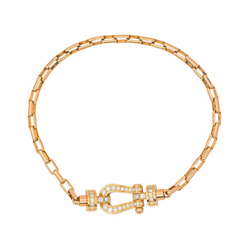 Bracelet Fred Force 10 - Bracelet en or rose et diamants 58 Facettes 5757407RV