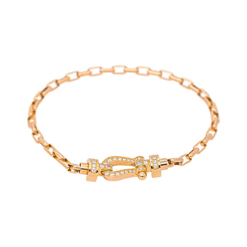 Bracelet Fred Force 10 - Bracelet en or rose et diamants 58 Facettes 5757407RV