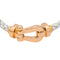 Bracelet Fred Force 10 - Bracelet en or rose et nylon blanc 58 Facettes 5757408RV