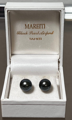 Boucles d'oreilles Boucles d’oreilles en or jaune 18K et perles de Tahiti 58 Facettes Nouvelle étude