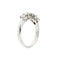 53 Bague rivière en or blanc et diamants 58 Facettes 36482