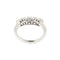 53 Bague rivière en or blanc et diamants 58 Facettes 36482