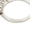 53 Bague rivière en or blanc et diamants 58 Facettes 36482