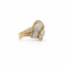 Bague Bague vintage en or jaune, platine et diamants 58 Facettes 1.0001490/1