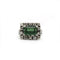 Bague 47 Bague en or blanc, tourmaline et diamants 58 Facettes 260036SP