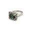 Bague 47 Bague en or blanc, tourmaline et diamants 58 Facettes 260036SP