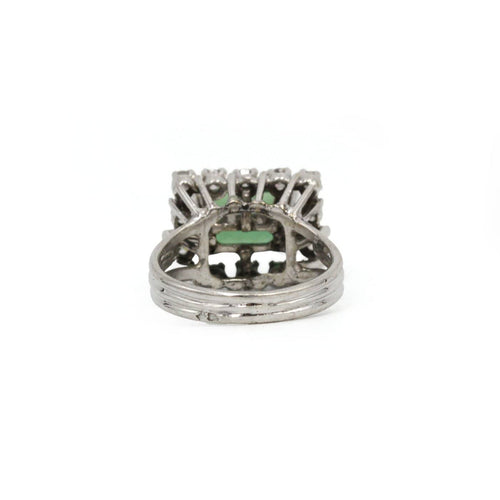Bague 47 Bague en or blanc, tourmaline et diamants 58 Facettes 260036SP