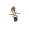 Bague 60 Bague Toi & Moi en or jaune, platine, saphir et diamants 58 Facettes 260034SP