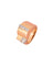 Bague 52 Tank - Bague en or jaune 18K, platine et diamants 58 Facettes 274