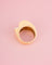 Bague 52 Tank - Bague en or jaune 18K, platine et diamants 58 Facettes 274
