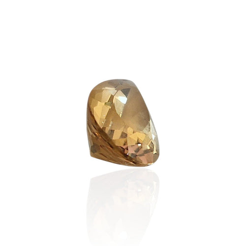 Pendentif Héliodore - Pierre goutte mixte du Brésil 3,53 ct 58 Facettes #26-117-BRBRGT